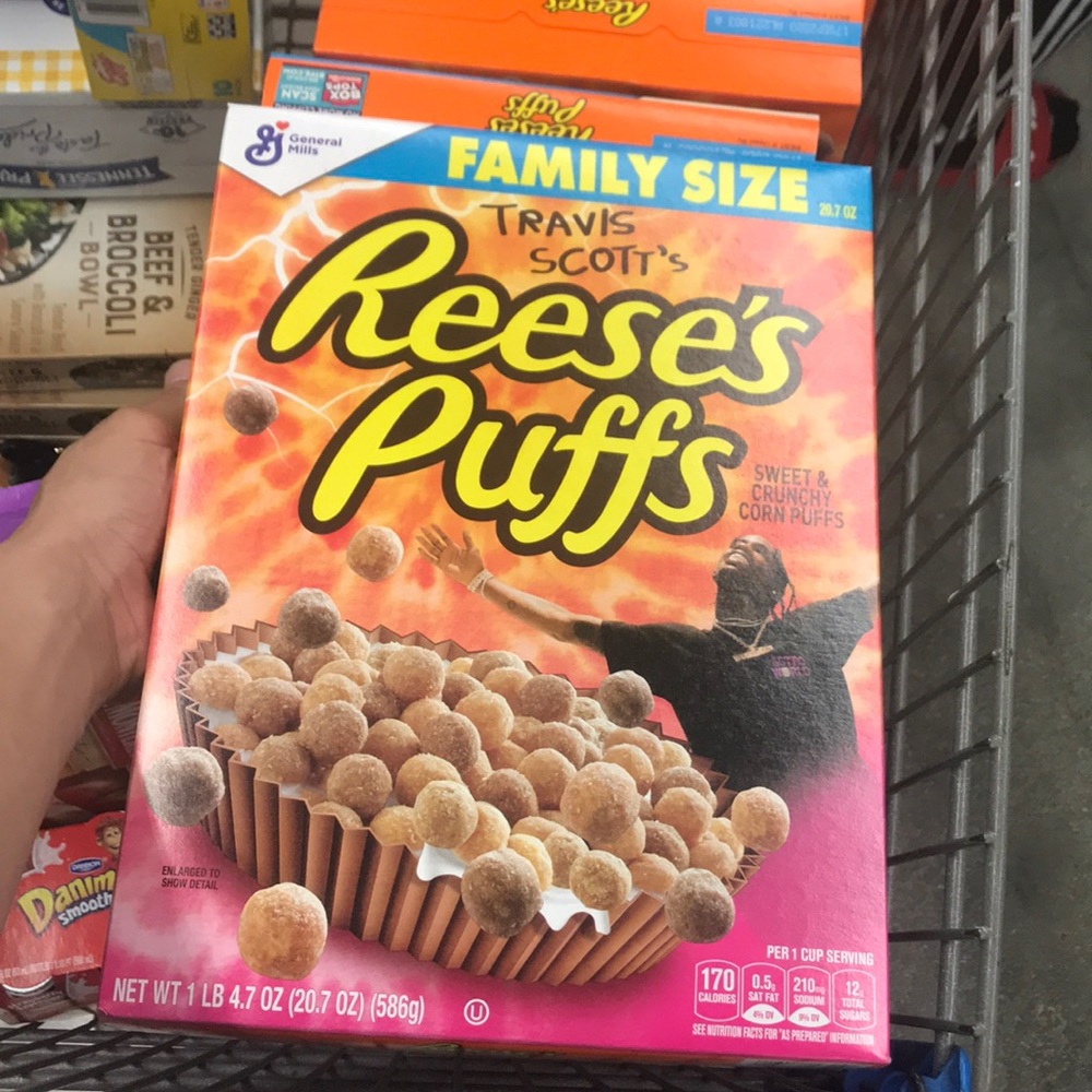 Rare Travis Scott Reese’s Puffs Family Size